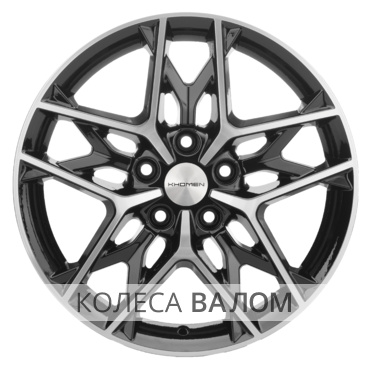 Khomen Wheels KHW1709 (ZV17_CX-5/Seltos) 7x17 5x114.3 ET50 67.1 Black-FP